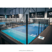 Terrain de padel intelligent avec système de tableau de bord | Connectivité d'application | Mode d'entraînement