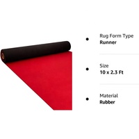 2026 LW Couleur Rouge 27 pouces de largeur 12 pieds 20 pieds 180 pieds Usine chinoise Tapis de protection pour déménagement en caoutchouc néoprène