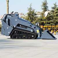 Mini-chargeuse sur pneus V1100 de 589 kg pour le défrichement des terres