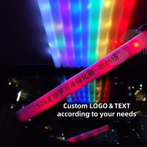 Bán buôn tùy chỉnh bọt ánh sáng dính màu hồng nhấp nháy bọt Glow LED Gậy số lượng lớn nhấp nháy ánh sáng lên nguồn cung cấp bên khác Cổ Vũ Thanh - Product Image 5