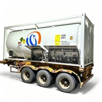Tanque ISO de Transporte de Dióxido de Carbono de Grado Alimenticio con 21000 Litros de Aislamiento al Vacío, 2.2MPa, Certificado por USDOT, IMDG, ADR y RID