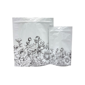 Sachet Doypack à fermeture éclair personnalisé, économique, vide, 250g 125g, grand format, en Mylar, pour graines de légumes, de herbes et de tournesol - Product Image 1