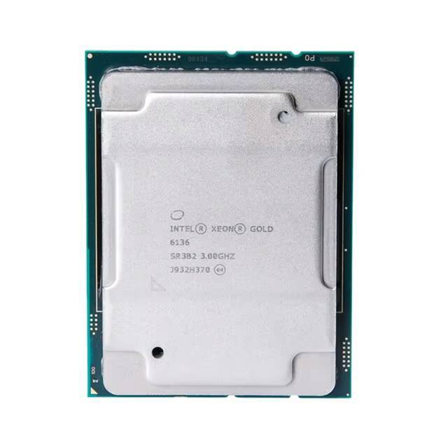 New for Xeon Gold 6136 12x 3.0 GHz 12Core 24T 150w 24.75MB LGA3647 Socket 64-bit Server CPU Processor in Stock