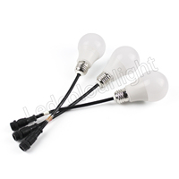 Ampoule LED DMX dynamique 60 mm, immersive, E27, adressable, DMX RGB CCT, ampoule à pixels