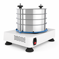 Agitateur de tamis horizontal programmable, machine à tamis de test à sec de 200mm et 300mm pour l'analyse granulométrique de laboratoire