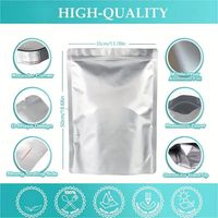 Feuille d'aluminium refermable imprimée sur mesure sac d'emballage debout en poudre de matcha de fruits secs de noix en plastique de qualité alimentaire