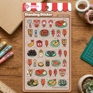 [Sowony Playground] Pegatinas de PVC con diseño de comida coreana 3D Pop UV, de la marca Spicy Sweet Toto Snack Bar, para diario, regalo para niños - Product Image 2