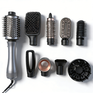 Fabricant OEM – <span class=keywords><strong>Brosse</strong></span> <span class=keywords><strong>soufflante</strong></span> électrique ionique pour cheveux, sèche-cheveux et coiffeur avec fonction de séchage et peigne, idéale pour la maison et les camping-cars - Product Image 1