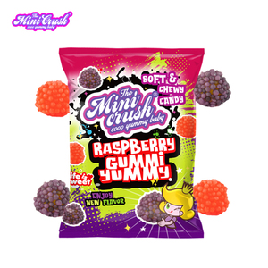 <span class=keywords><strong>Caramelle</strong></span> Gommose Mincirush al Gusto di Lampone Rosso-Viola, Dolci e Acidule, Vendita all'Ingrosso, Deliziose Prelibatezze alla Frutta - Product Image 2