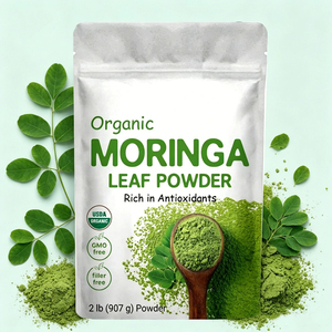 OEM Private Label Organic Moringa Leaf Powder Vegan Moringa Tea for Antioxidant Support and Enhance <b>Physical</b> Fitness - Product Image 1