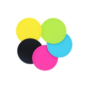 Heat Resistant Silicone Cup <b>Table</b> <b>Coasters</b> Silicone Coffee Cup Mats for Drinks - Product Image 2