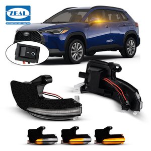 Interruptor de Control de Luz LED para Espejo Lateral, Luz Dinámica Ámbar, Modo de Destello Estático Ámbar para <span class=keywords><strong>Toyota</strong></span> <span class=keywords><strong>Corolla</strong></span> <span class=keywords><strong>Cross</strong></span> Noah VOXY MZRA90 <span class=keywords><strong>2022</strong></span> - Product Image 1