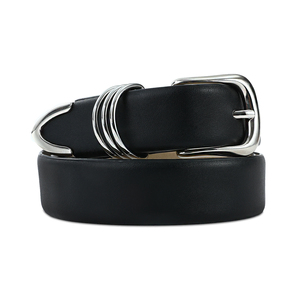 Versátil estampado de serpiente leopardo PU cinturón plata aleación hebilla Simple cuero mujer vestido Jeans accesorio para varias ocasiones - Product Image 3