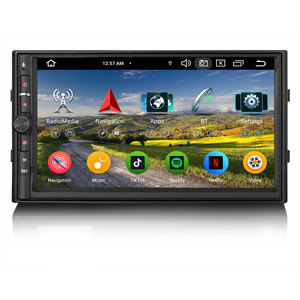 Erisin ES5536U Android 14.0 Autoradio <span class=keywords><strong>GPS</strong></span> Navigation Universel <span class=keywords><strong>2</strong></span> Din Stéréo Multimédia pour Voiture <span class=keywords><strong>Nissan</strong></span> CD TV Combinaison CarPlay - Product Image 1