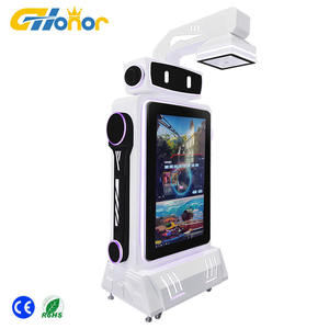 Produits pour parcs d'attractions : Machine de jeu VR autonome <span class=keywords><strong>HTC</strong></span> en position debout, réalité <span class=keywords><strong>virtuelle</strong></span> 9D avec pistolet - Product Image 2