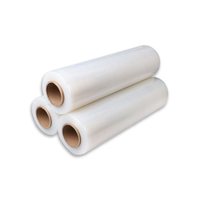 Film étirable en LLDPE étanche de haute qualité 50cm 30cm emballage de palette de surface unie à haute brillance emballage d'épicerie de supermarché 300m