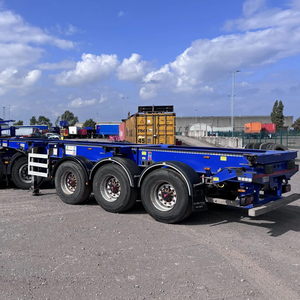 Semirimorchio Chassis Portacontainer a Tre Assi con Collo d'Oca per Container da 20FT, 40FT, 53FT - Product Image 4