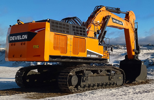 Doosan-Excavadora de orugas de servicio pesado de 100 toneladas, original, coreana, gran excavadora en stock, alto rendimiento, superventas - Product Image 4
