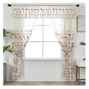 Solid White Thick Tulle Curtains For Bedroom Decoration Modern Design Germany Sheer Voile Curtain