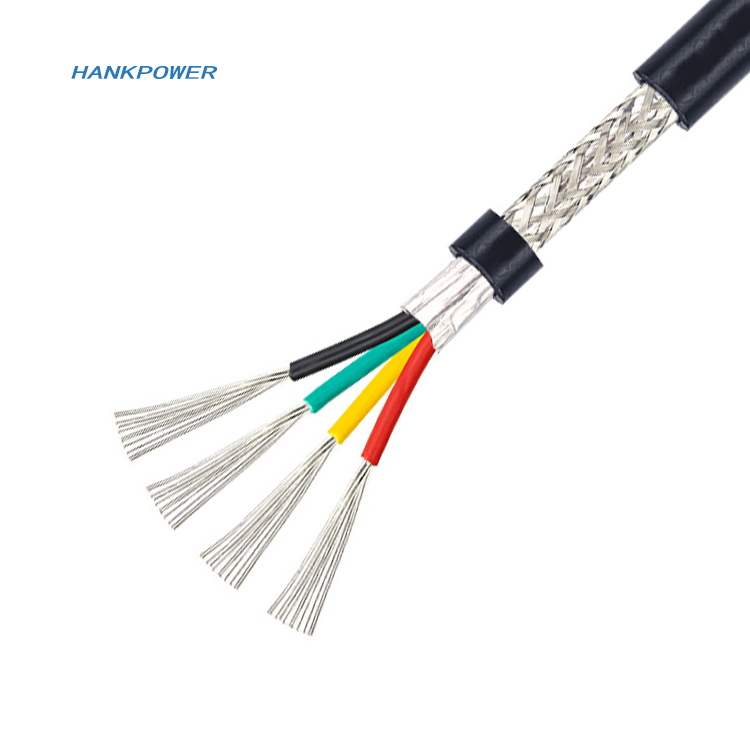 4芯シールド線、アルミ箔編組、4芯、28、26、24、22、20、18 AWG、米国