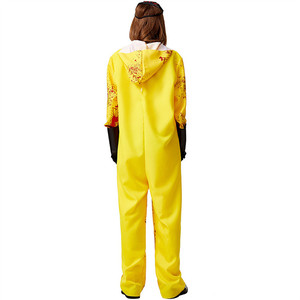 Adultos personalizado Halloween Cosplay <span class=keywords><strong>Zombie</strong></span> <span class=keywords><strong>disfraz</strong></span> para hombres amarillo miedo Doomsday Bloody <span class=keywords><strong>Zombie</strong></span> mono - Product Image 4