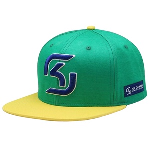 Gorra de Béisbol Deportiva Personalizada, Moderna, con Diseño Dobby, Borde Plano, Logotipo 3D Hip-Hop, 6 Paneles, Visera Plana, Transpirable, de Algodón - Product Image 1
