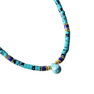 Collar con Colgante de Piedra Natural, Chapado en Oro de Alta Calidad, Delicado, Minimalista, Ajustable, Cadena para Clavícula, Joyería para Mujer, Regalo - Product Image 5