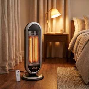 FJ-QH-03A-RC Portable Quartz Tube <strong>Heater</strong> 900W 2 Heating Gears Tip-over Safety Switch CE GS RoHS Indoor <strong>Space</strong> <strong>Heater</strong> - Product Image 5