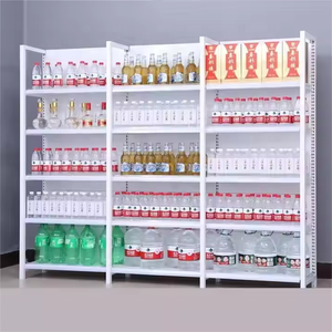 Estantes de comestibles Supermercado Tienda minorista Estantería Tienda boutique Estantes de comestibles Supermercado Tienda Estantes de exhibición - Product Image 1