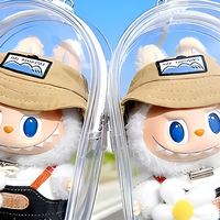 PVC-Displaypuppen-Schutzhülle mit Reißverschluss, Transparente Vinyl-Puppentasche, Durchsichtige PVC-Schlüsselanhängertasche