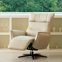 Chaise de bureau ergonomique en cuir pour grossistes avec support lombaire réglable, idéale pour la maison et le bureau