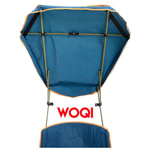 WOQI Vente en gros Cadre en métal Chaise pliante facile à transporter Chaise de plage populaire avec toit - Product Image 4