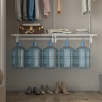 DIY Metall-Kleiderschrank-Design Faltbares Zeitgenössisches Drahtregalsystem für die Haushaltsorganisation