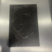 Panneau en aluminium alvéolé à surface marbrée, véritable marbre, résistant à l'eau, écologique, design personnalisé pour la décoration