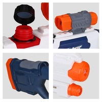 Fusil à eau à double buse pour enfants avec réservoir de grande capacité, pompe à action, jouet de combat d'été pour les guerres d'eau en plein air