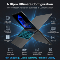 Nouvel ordinateur portable professionnel Yifang de 16 pouces avec processeur Intel I7-12700H, Windows 11, 16 Go de mémoire DDR4 et 1 To de SSD avec panneau frontal en métal