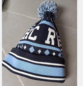 <strong>New</strong> <strong>Fashion</strong> Sport Knitted <strong>Pom</strong> <strong>Pom</strong> <strong>Beanie</strong> Hat Cap Stripped <strong>Beanies</strong> Custom Jacquard <strong>Beanie</strong> - Product Image 3