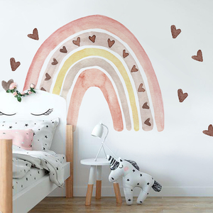 Cartone animato creativo arcobaleno carta da parati fustel PVC Sticker <span class=keywords><strong>per</strong></span> la decorazione <span class=keywords><strong>per</strong></span> la casa <span class=keywords><strong>per</strong></span> bambini camera e scuola materna decorazione della parete - Product Image 2