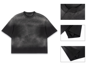 I tee in versione corta e larga a spruzzo Premium abbinano magliette da uomo corte con <span class=keywords><strong>tutto</strong></span> - Product Image 6