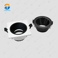 Boîtier de Downlight de 3 Pouces 2 AR111 Lumière Encastrée Noir Blanc Douille GU10