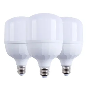 Bombillo Led Focos Led B22 E27 Pemegang T-bentuk 5W 10W 15W 20W 30W 40W 50W Led Bulb Lampu Produsen Bahan Baku Lampu Led