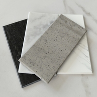 Plaque de surface solide en acrylique de haute qualité au design moderne, pierre artificielle, grandes dalles, comptoirs de cuisine et de salle de bain