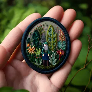 3D Embroidery Patch with Exaggerated Relief Unique Styles and Eye-Catching