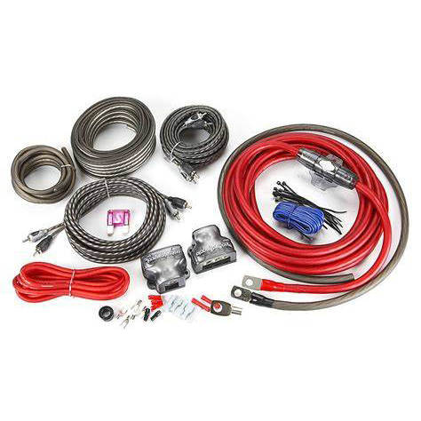 HIGH Quality Amplifier Install Kit 0/4/8 Gauge Car OFC Amp Wiring Kit Perfect for Car Audio Amplifier 2 Channel