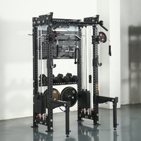 Équipement de musculation pour salle de sport à domicile, nouvelle conception 2024, entraînement de la force musculaire, machine multifonctionnelle à câble croisé, machine Smith
