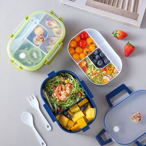 2 <b>Compartment</b> BPA Free <b>Lunch</b> <b>Box</b> with Carry Handle, Leakproof Microwave Safe Bento <b>Box</b> for Kids Adults School Meal Prep - Product Image 5