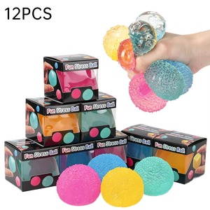 Jouet anti-stress Mochi rose super doux à texture glacée, à remontée lente, jouet à presser, boule à texture glacée, jouet sensoriel en maltose avec boîte - Product Image 1