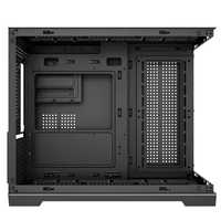 Casing PC Gaming Mid Tower Premium ESGAMING, Kabinet Komputer Micro ATX Transparan Unik untuk Desktop, Sasis untuk Game