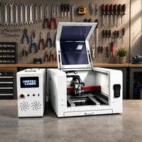 Mini-machine de découpe laser à fibre VTX4040 pour petit atelier, 400*400mm, puissance optionnelle 800/1200/1500W, découpeuse de métal haute précision