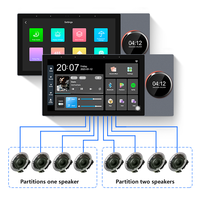 Tuya Smart Q7 7 pulgadas inalámbrico domótica pantalla inteligente Panel de Control Central Zigbee Gateway 8 altavoces WiFi Aplicación de conectividad